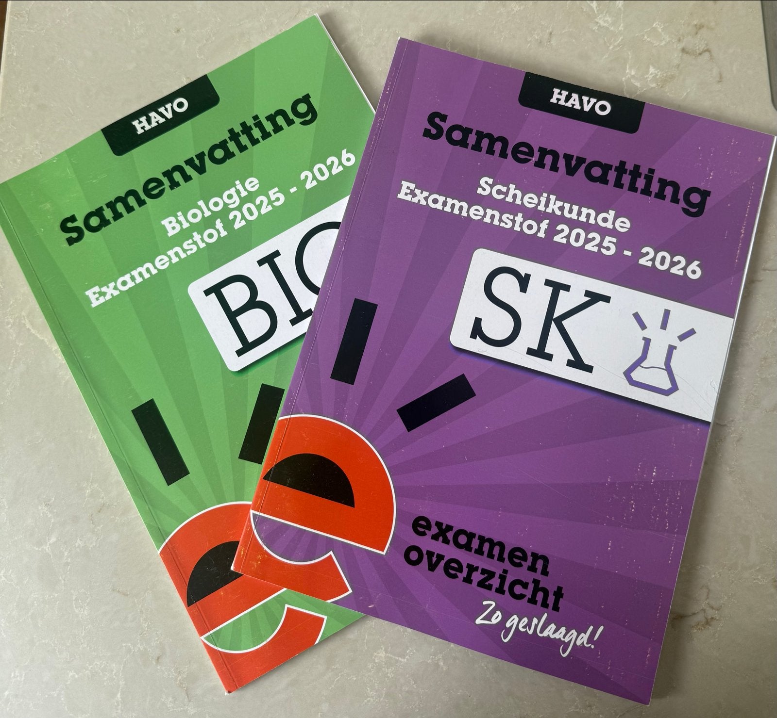 Examenoverzicht samenvattingen Biologie & Scheikunde HAVO, Ophalen of Verzenden, Beta, Zo goed als nieuw, Overige niveaus