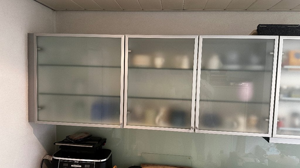 Bovenkast keuken, Ophalen, Gebruikt, 50 tot 100 cm, Grijs