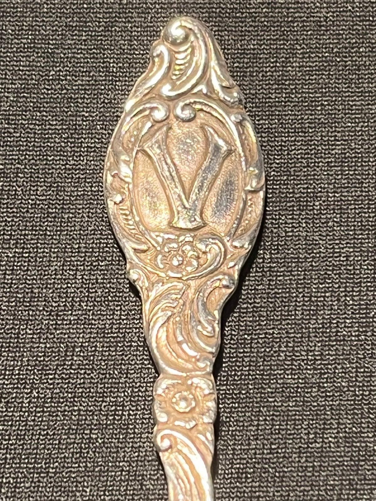 Vintage lepeltje V., Ophalen of Verzenden