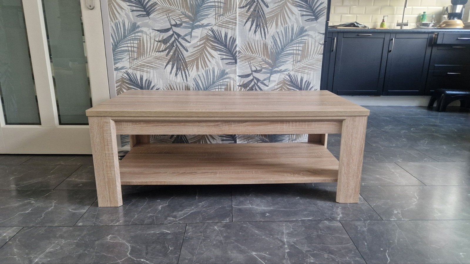 Salontafel zo goed als nieuw., Ophalen, 100 tot 150 cm, 50 tot 100 cm, Zo goed als nieuw