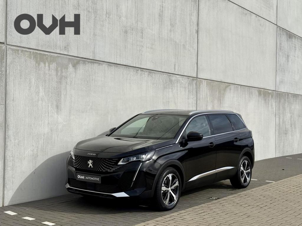 Peugeot 5008 1.2 GT | Leer | Memory | Massage | Cam | Focal, 15 km/l, Gebruikt, Zwart, 1199 cc