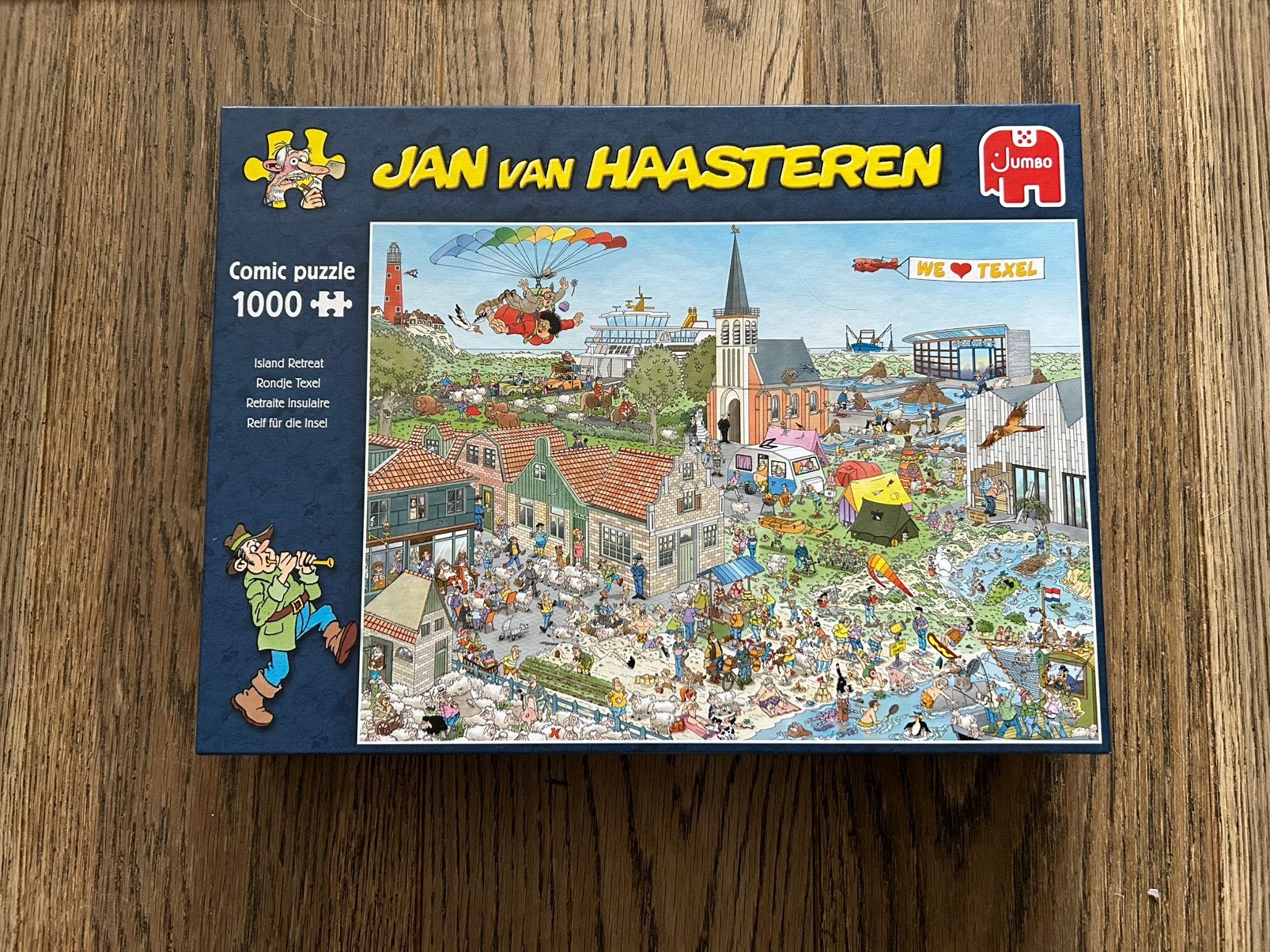 Jan van Haasteren 1000 stukjes, Ophalen of Verzenden, 500 t/m 1500 stukjes, Zo goed als nieuw, Legpuzzel
