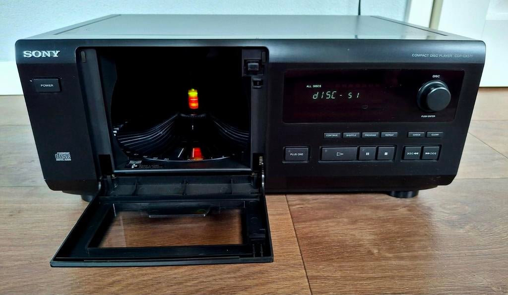 Sony CDP-CX571 CD-wisselaar - 50+1 CD MegaStorage, Ophalen of Verzenden, Gebruikt, Sony, Wisselaar