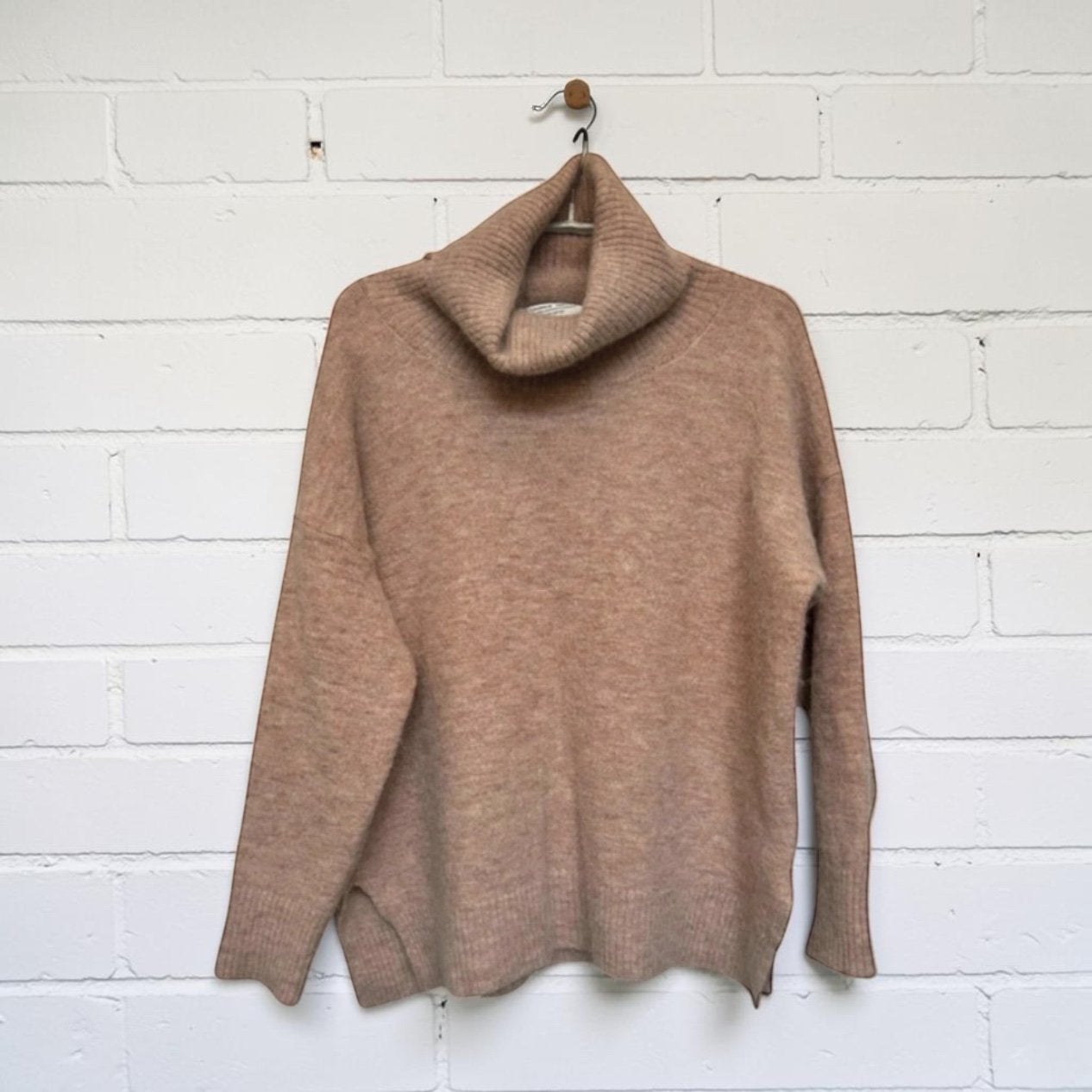 Cashmere Junkies Trui XS Oud Roze Col Alpaca Oversized, Verzenden, Cj, Zo goed als nieuw, Roze