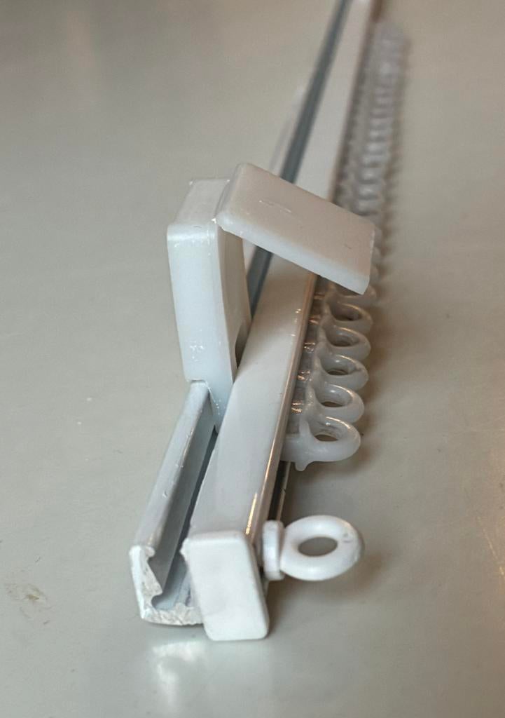 Gordijnrails 510 cm, compleet, Ophalen, Gebruikt, Wit, 200 cm of meer