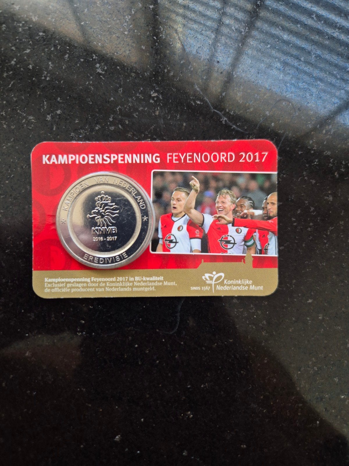 Feyenoord Kampioenspenning 2017 - Koninklijke Munt, Ophalen of Verzenden, Koningin Beatrix, Overige waardes, Losse munt