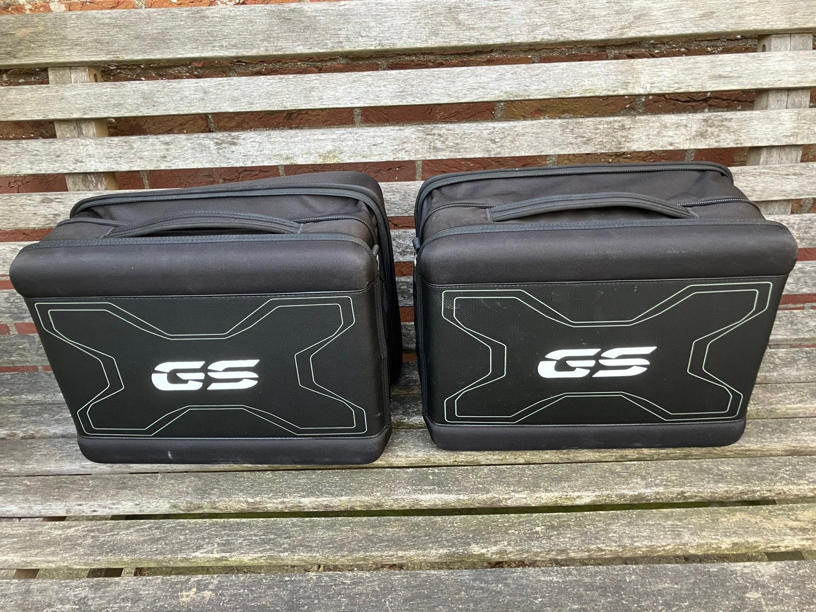BMW binnentassen vario koffers R1200 R1250 F850 F800 F750 GS, Ophalen of Verzenden, Gebruikt