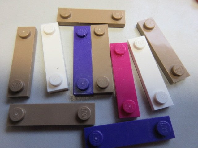 nr. 8116, 10 plaatjes 1x4 met twee studs., Kinderen en Baby's, Speelgoed | Duplo en Lego, Ophalen of Verzenden, Zo goed als nieuw