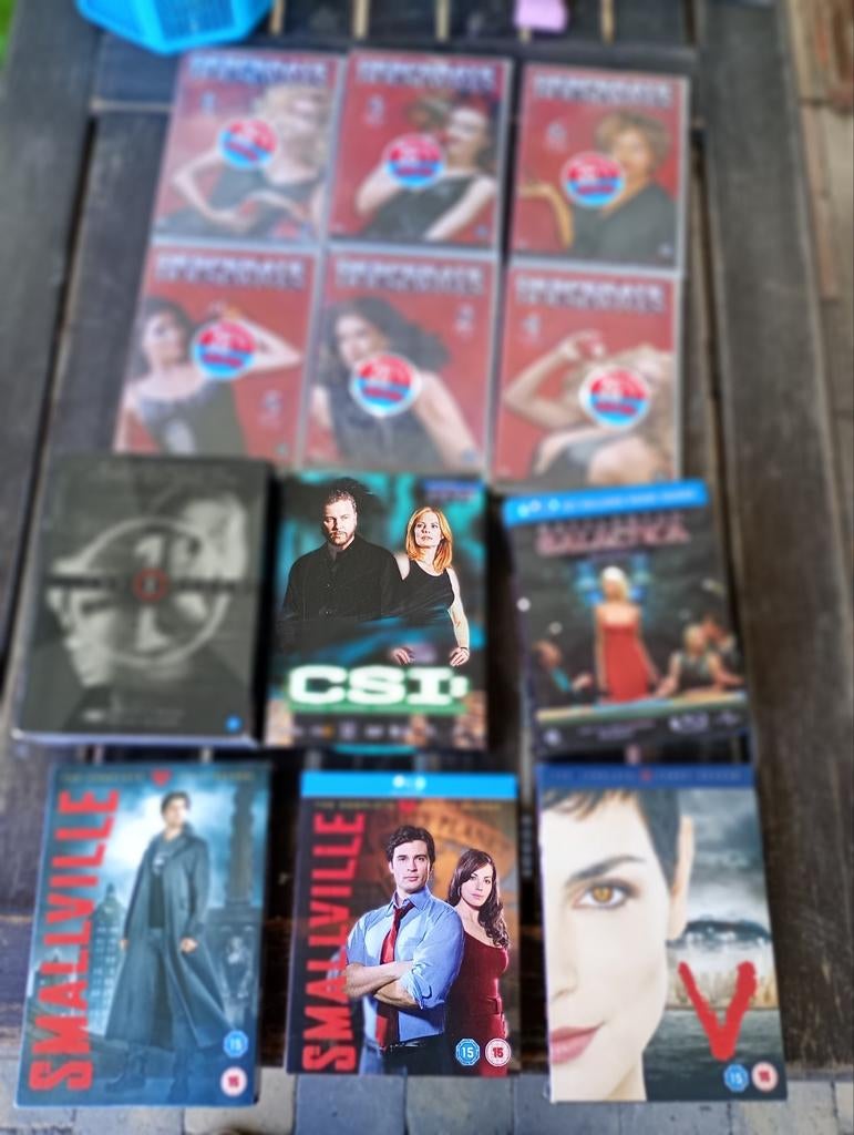 Smallville V-the series - CSI /X-Files - dvd bluray boxset, Boxset, Ophalen of Verzenden, Zo goed als nieuw, Actie en Avontuur