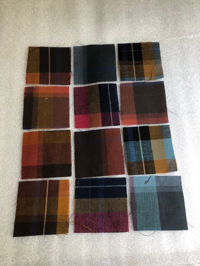 Lapje katoen - 10 x 10 CM X 22 stuks - diverse, Overige kleuren, Ophalen of Verzenden, Zo goed als nieuw, Katoen