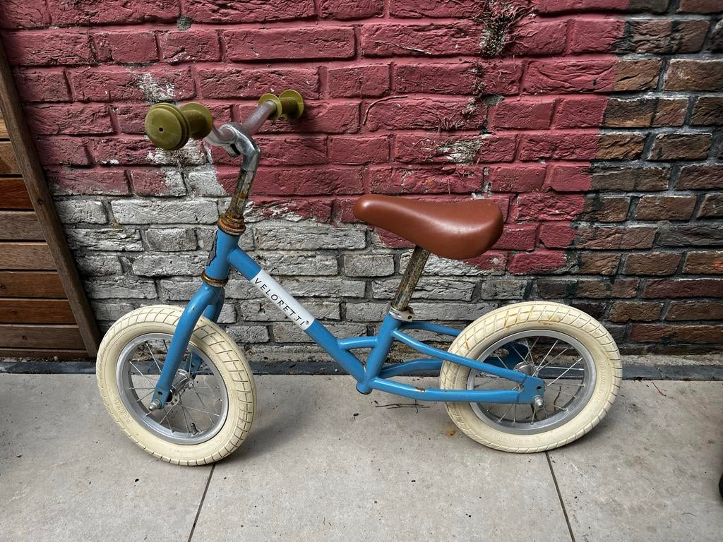 Veloretti loopfiets blauw, Fietsen en Brommers, Fietsen | Kinderfietsjes, Ophalen, Gebruikt, Minder dan 16 inch