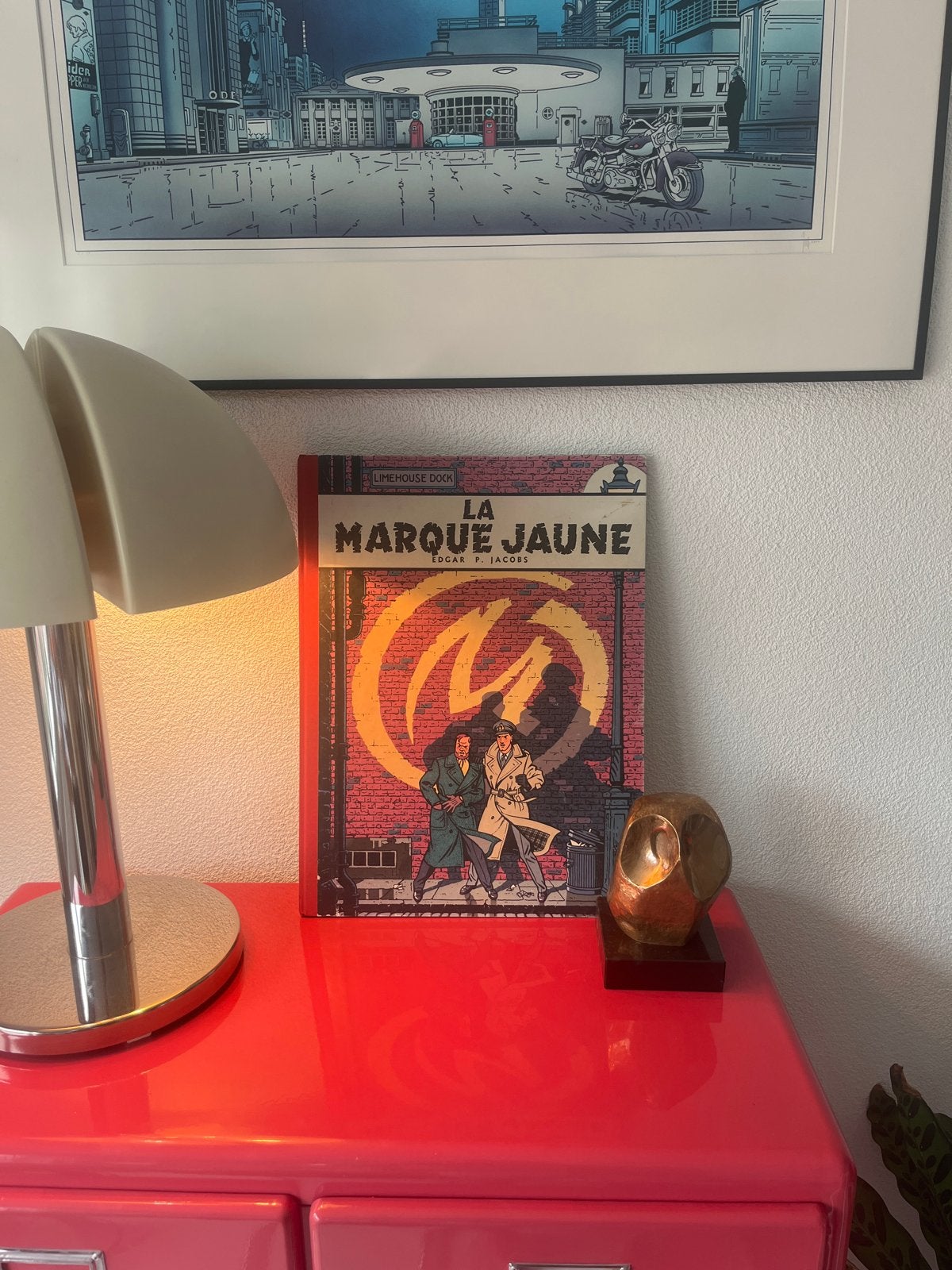 Blake en Mortimer: De Gele M - Edgar P. Jacobs (1985), Eén stripboek, Ophalen of Verzenden, Zo goed als nieuw