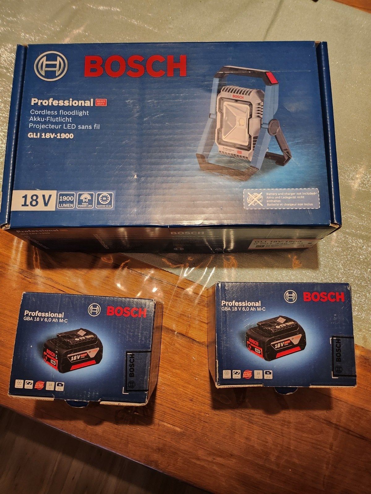 Bosch Bouwlamp ! Inclusief Verzending!, Doe-het-zelf en Verbouw, Bouwverlichting, Ophalen, Nieuw, Minder dan 50 watt, Lamp