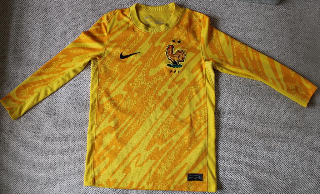 Frankrijk voetbal keepersshirt Nike maat S 128-137 cm, Gebruikt, Sport- of Zwemkleding, Ophalen of Verzenden, Nike