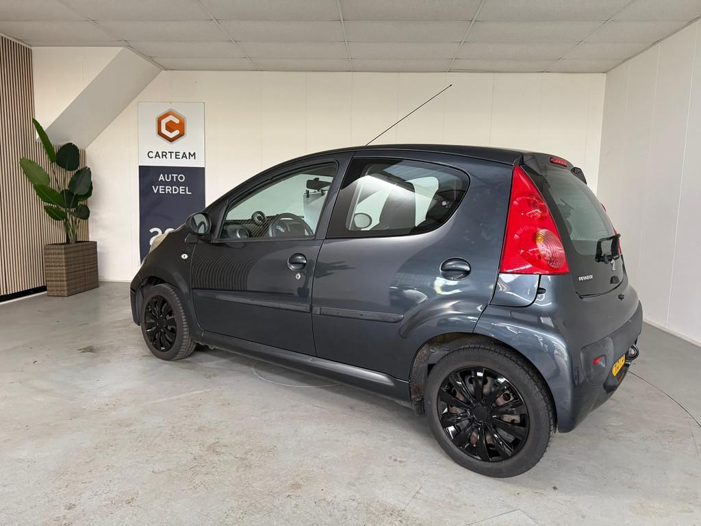 Peugeot 107 1.0-12V XS Black/Grey Airco, Voorwielaandrijving, Euro 5, Gebruikt, 4 stoelen