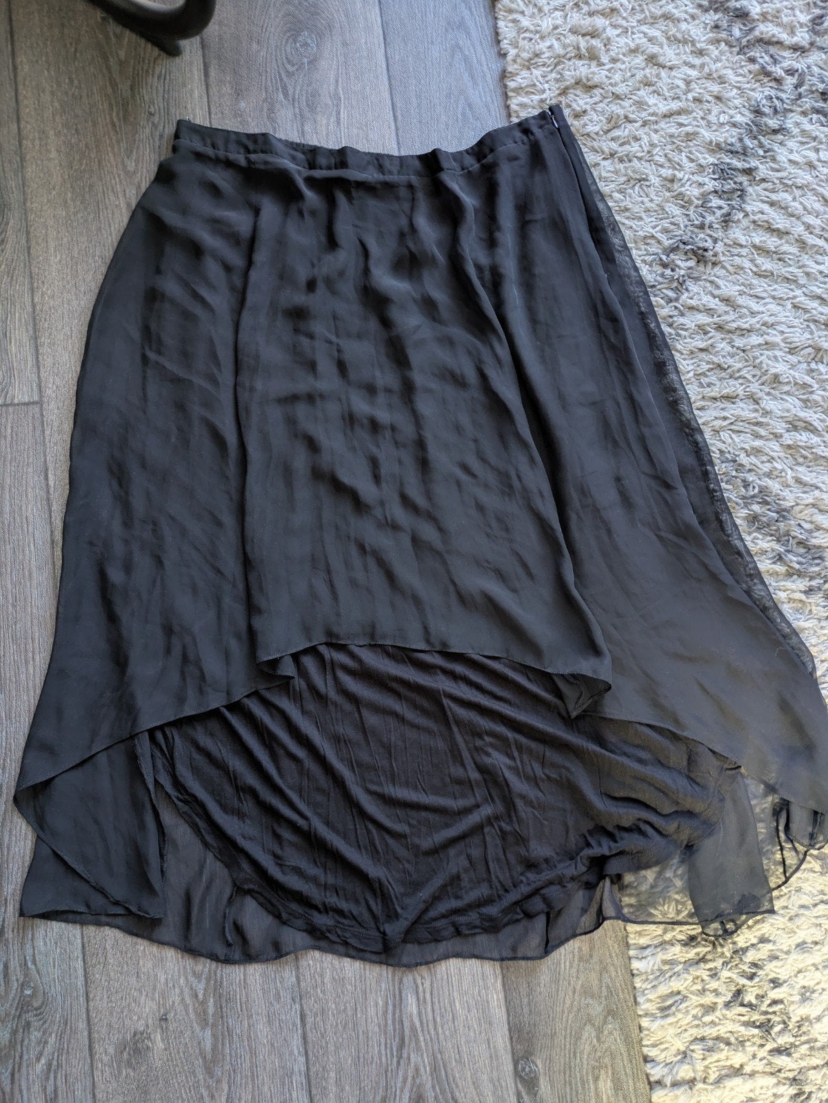 Steps zwarte midi rok maat 42, Zwart, Maat 42/44 (L), Ophalen of Verzenden, Zo goed als nieuw