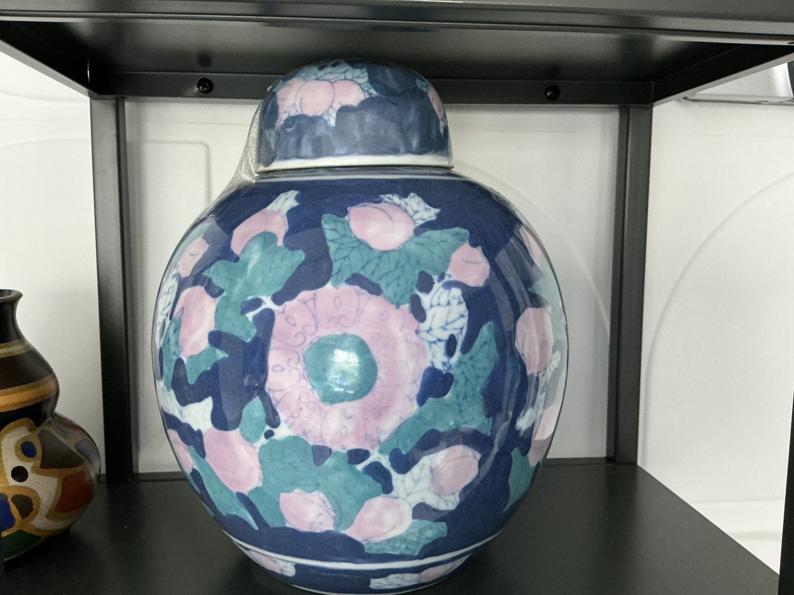 Decoratieve Chinese gemberpot met bloemmotief, Ophalen of Verzenden