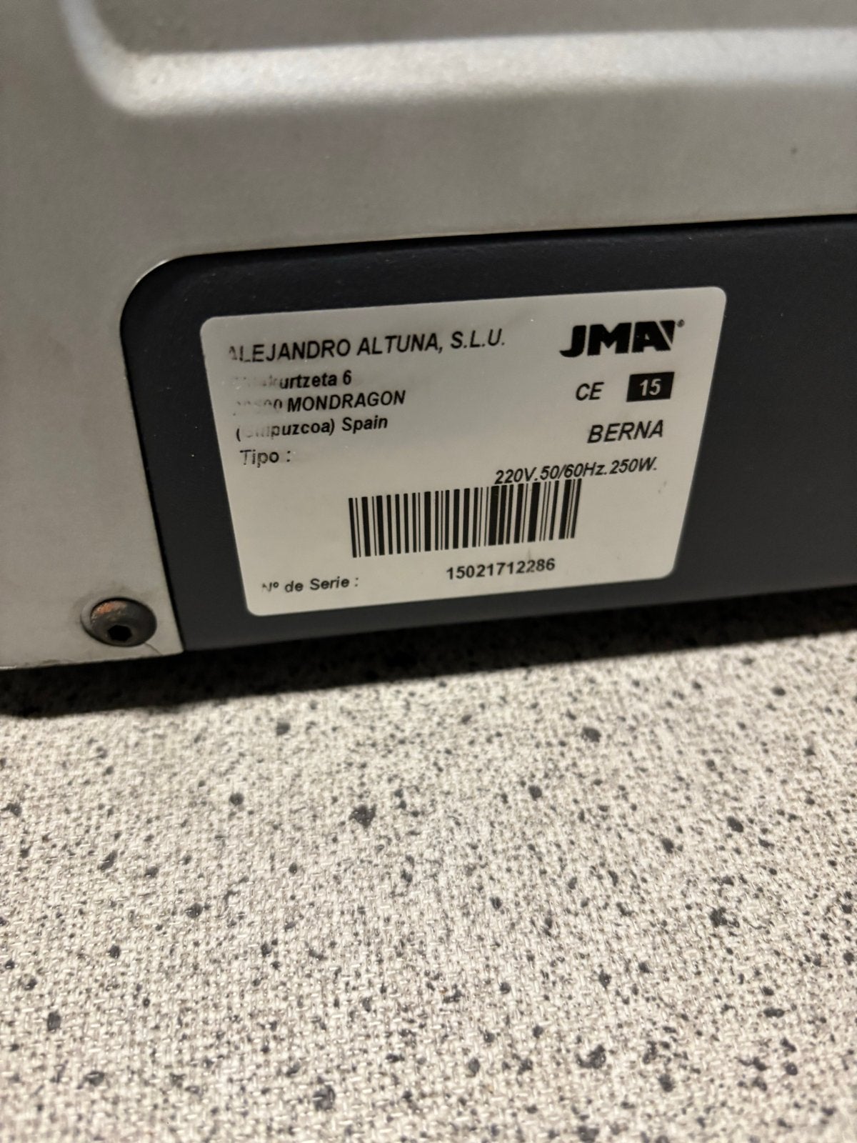 JMA Berna Sleutelmachine - Professionele Sleutelkopieer, Ophalen of Verzenden, Gebruikt