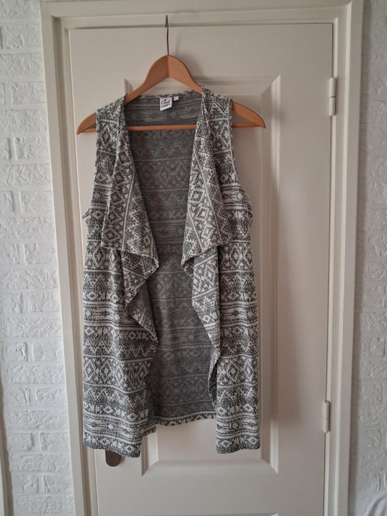 NIEUW CASUAL MOUWLOOS LOS DRAGEND LANGER VEST MAAT L