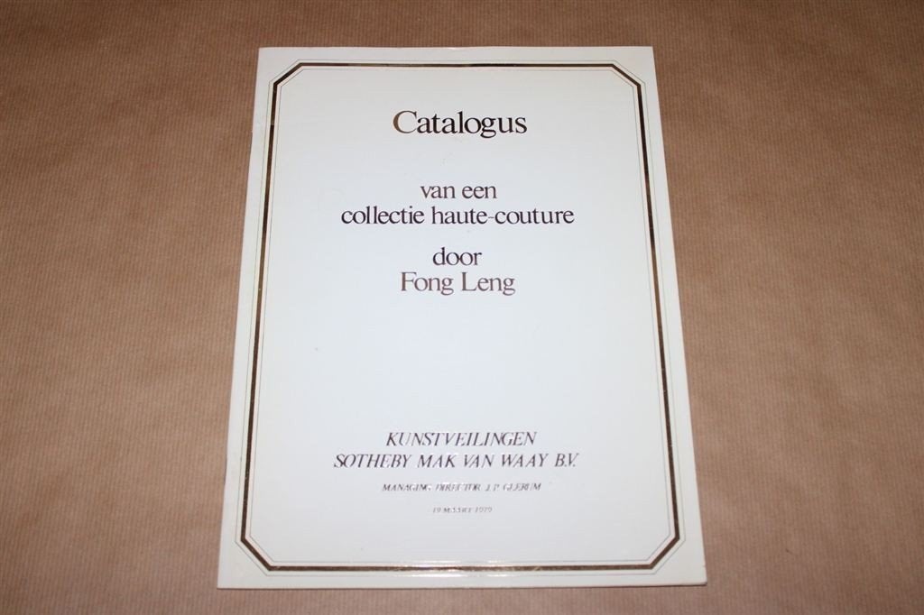Collectie Haute-Couture Fong Leng - 1979, Ophalen of Verzenden, Zo goed als nieuw, Mode algemeen