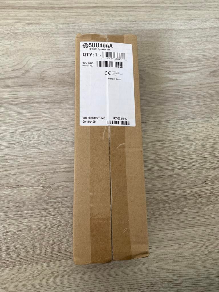 Nieuwe HP S101 Speaker Bar (5UU40AA) - In doos, Computers en Software, Pc speakers, Ophalen of Verzenden, Nieuw, Audiokanaal 2