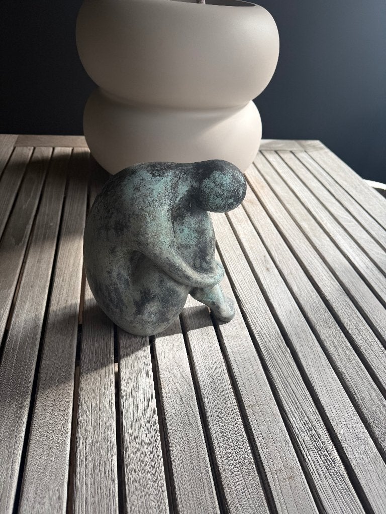 bronzen beeld (denker), Ophalen, Brons