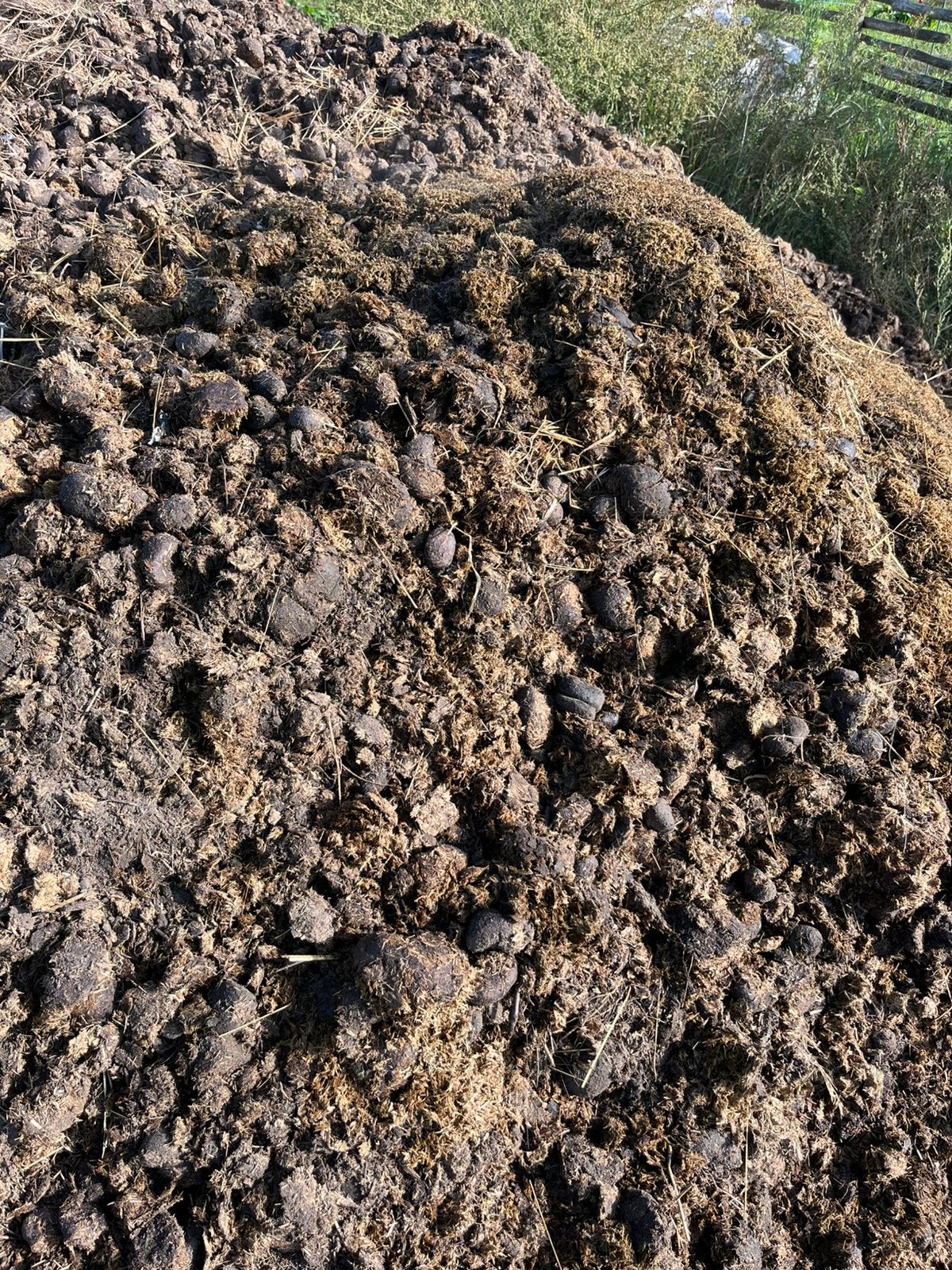 Schone paardenmest, compost, mest, Ophalen, Mest