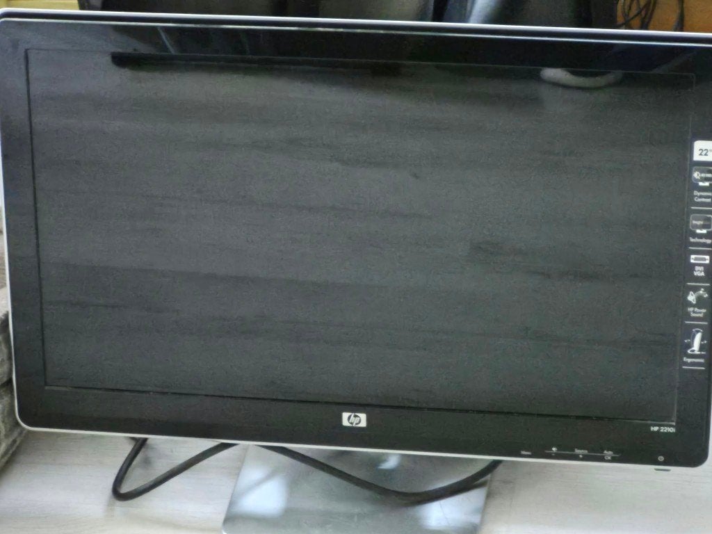 HP Beeldscherm 22 inch, Computers en Software, Ophalen, Gebruikt, HP, VGA