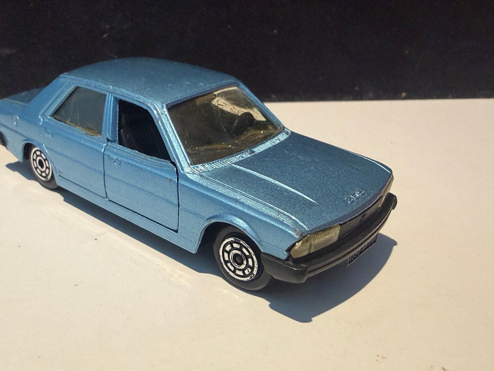 Norev Peugeot 305 - Blauw Diecast Modelauto 1:38, Hobby en Vrije tijd, Ophalen of Verzenden, Gebruikt