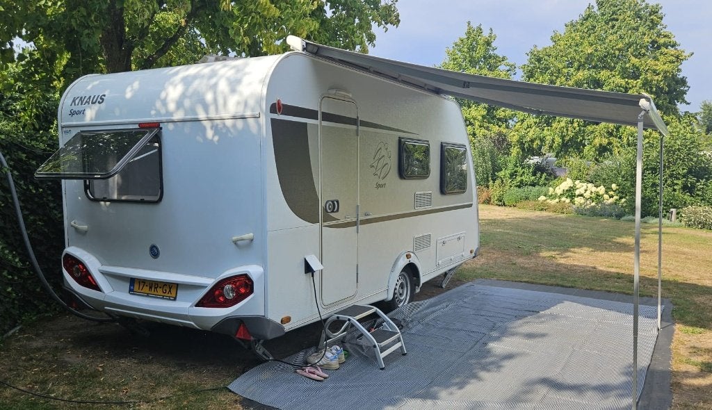 Caravan Knaus Sport 420 QD, Caravans en Kamperen, Treinzit, 750 - 1000 kg, Particulier, Knaus