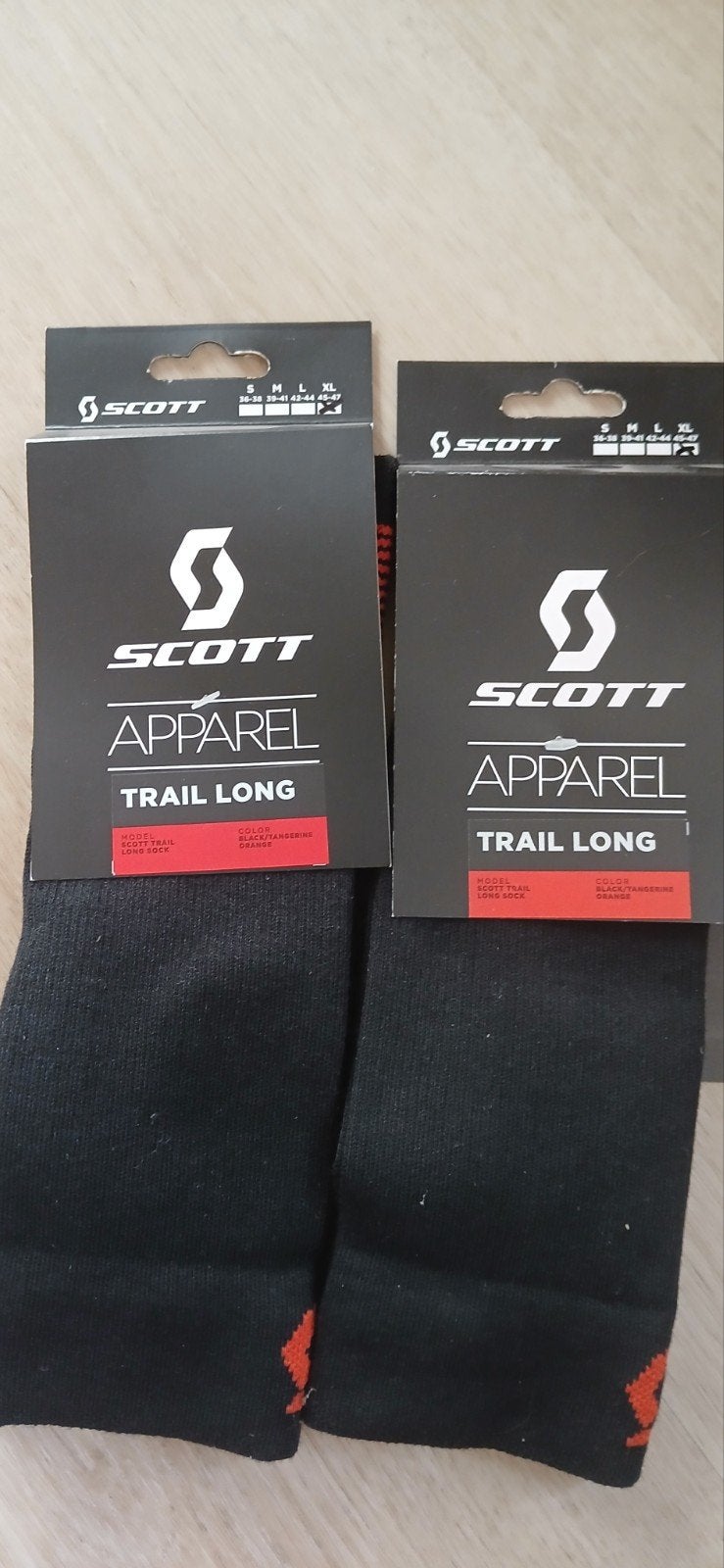 Nieuwe Scott Trail Long sokken - Zwart/Oranje (2 paar), Kleding | Heren, Scott, Zwart, Ophalen of Verzenden, Nieuw