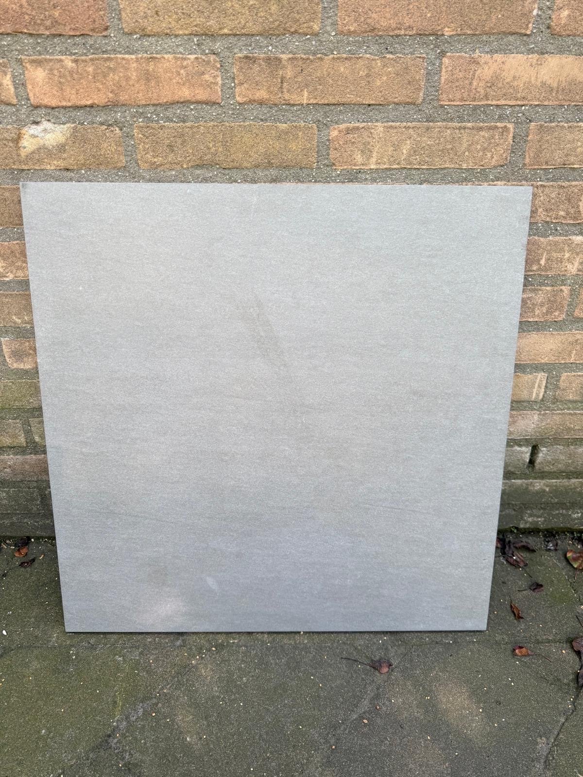 Tegel Ardesia Grigio 60x60 cm - 2cm dik, Ophalen, 60 cm of meer, Keramiek, Nieuw
