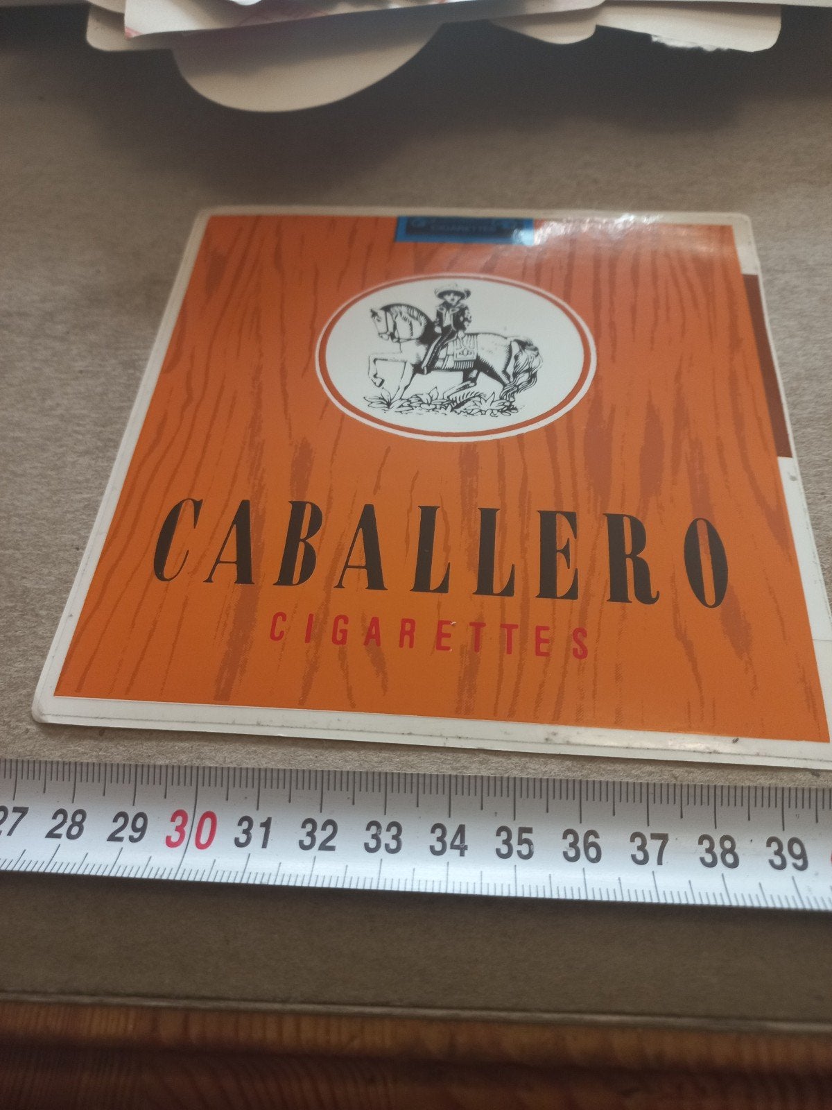 Vintage Caballero Sigaretten Tabaksdoos/Verpakking, Ophalen of Verzenden, Gebruikt, Tabaksdoos of Verpakking
