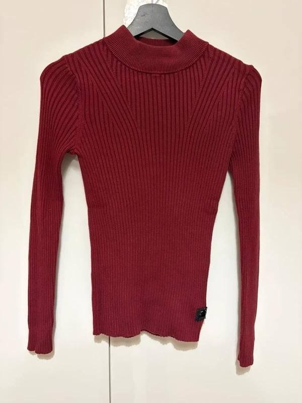 G-Star Raw trui Lynn mock turtle knit wijnrood maat S / 36, Ophalen of Verzenden, Zo goed als nieuw, Rood, G-Star Raw