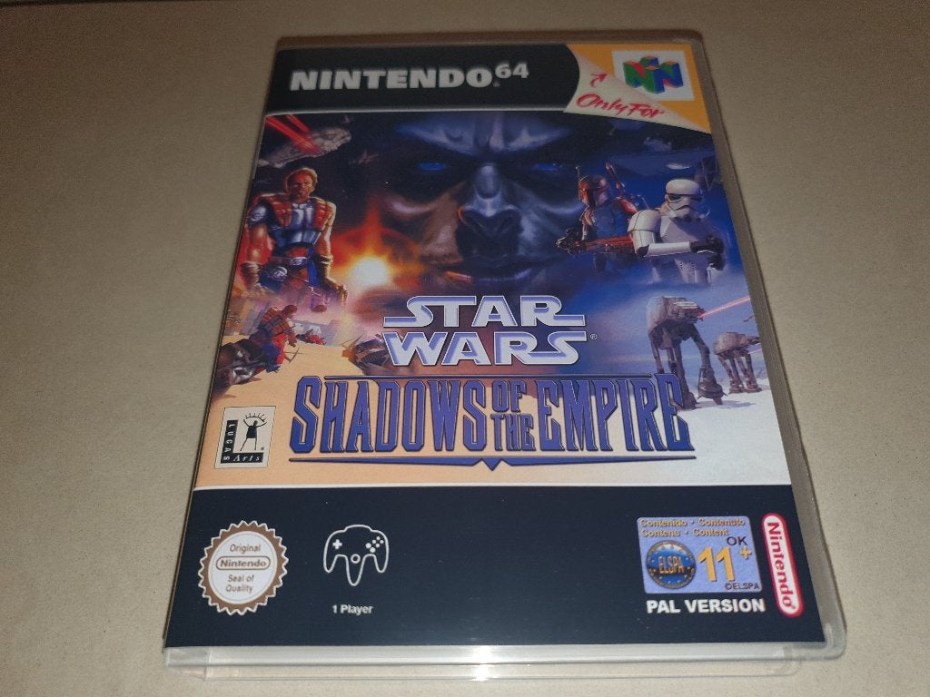 Star Wars Shadows Of The Empire N64 Game Case, Avontuur en Actie, Verzenden, 1 speler, Zo goed als nieuw