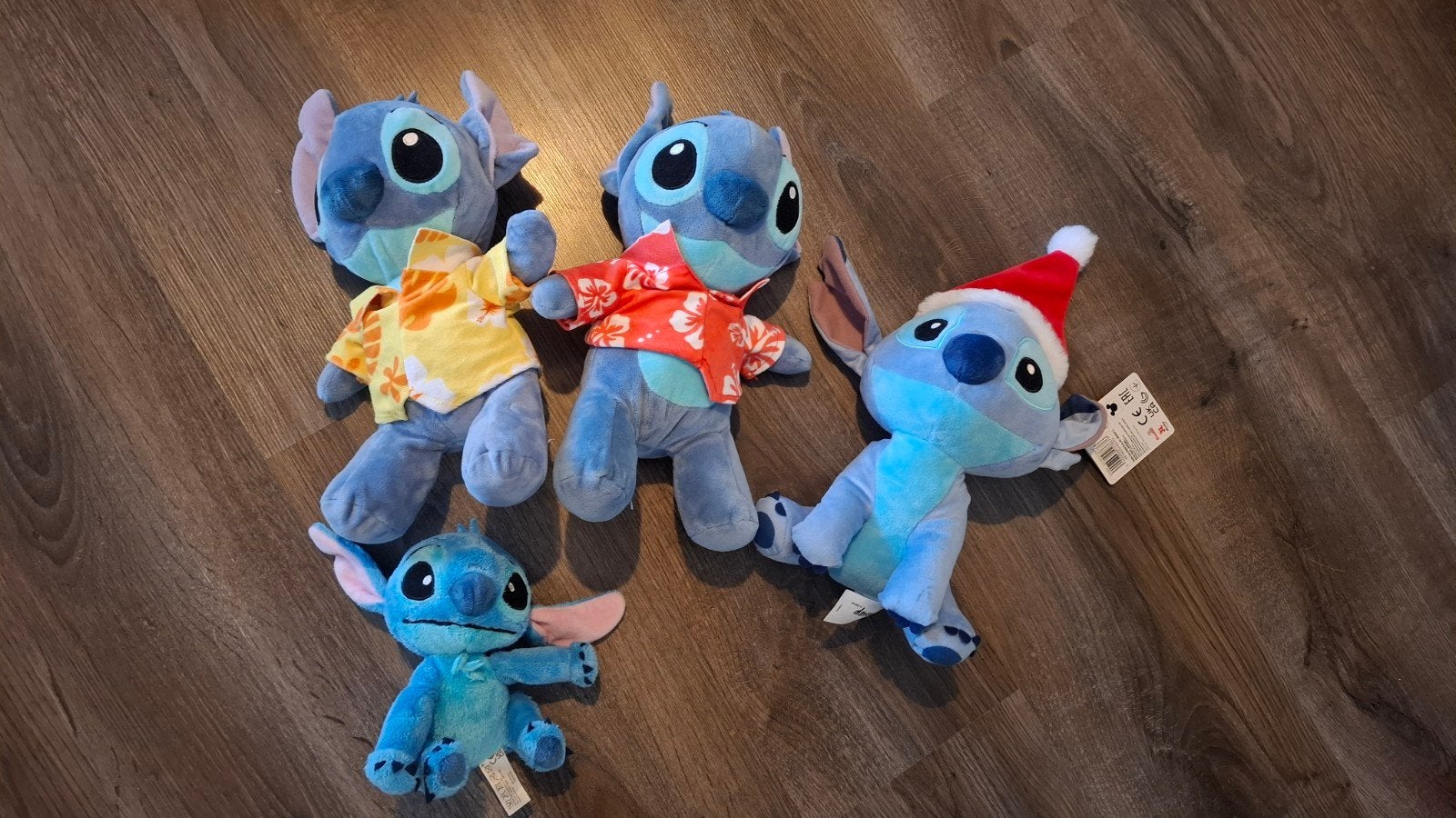 Knuffels Disney Stitch 4 stuks, Disney, Ophalen of Verzenden, Nieuw, Overige typen
