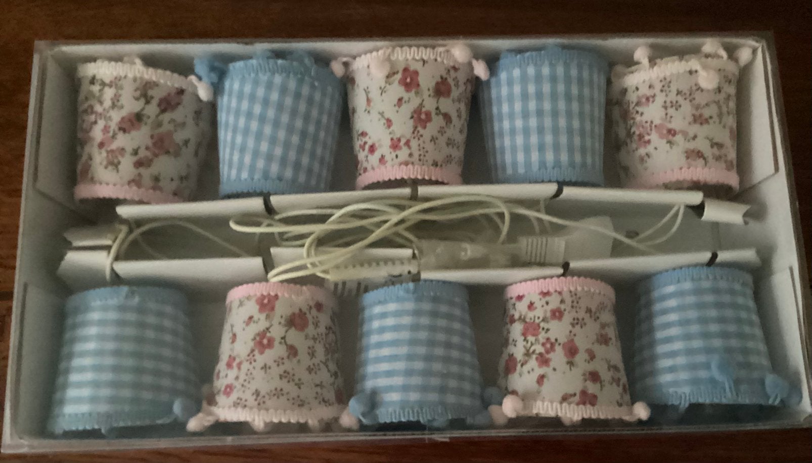 Lampjeskapjes slinger, Nieuw, Ophalen of Verzenden, Wanddecoratie, Ophangbaar
