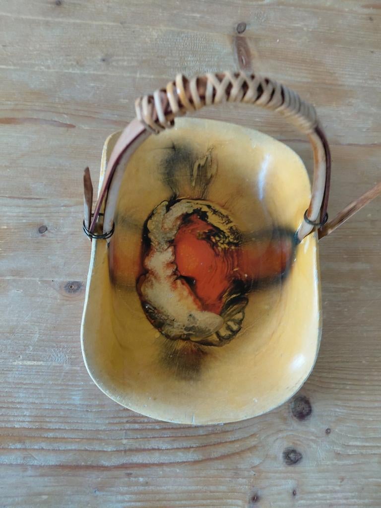 Oude schaal met handvat, Ophalen of Verzenden