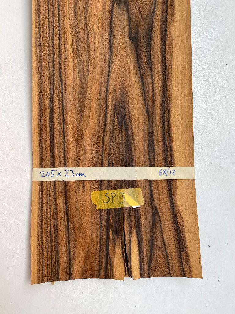 Santos Palissander Fineer - 6 vel - 205 x 23 cm - €50, Ophalen of Verzenden, Nieuw, Meerdere media, Kunst en Creatief