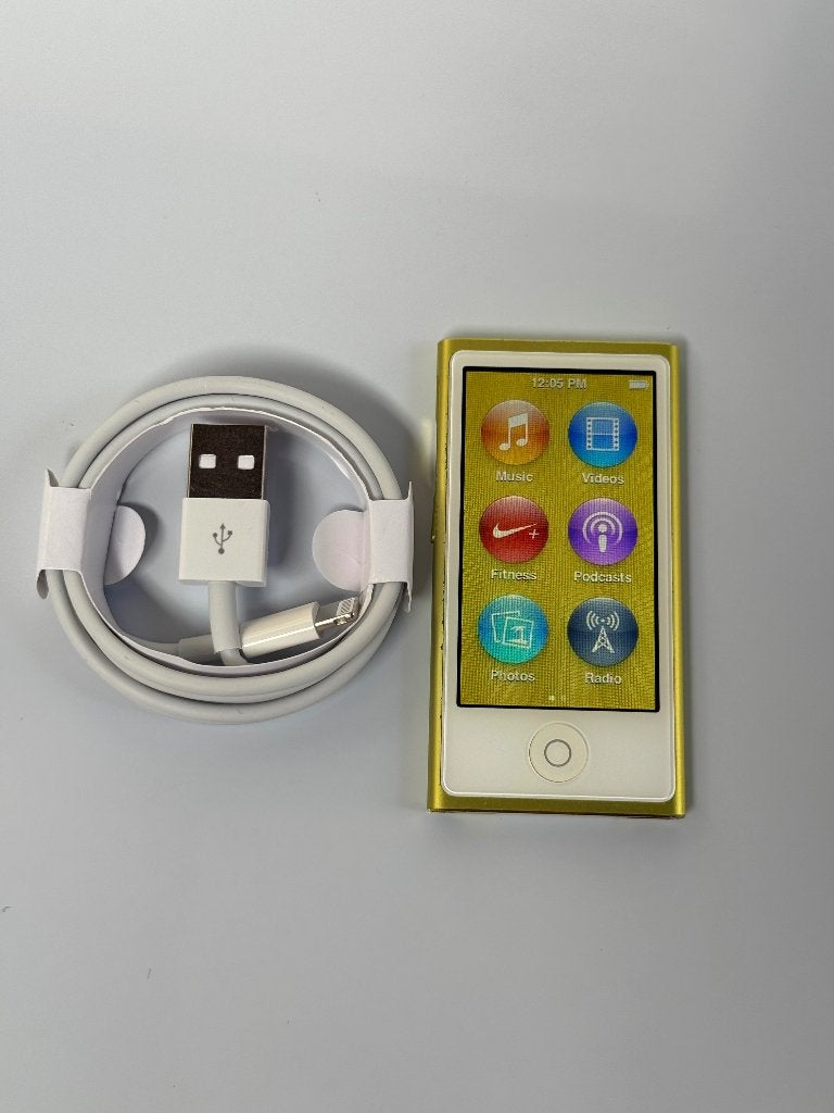Apple iPod Nano 7e Generatie Geel 16GB, Audio, Tv en Foto, Mp3-spelers | Apple iPod, Overige kleuren, Ophalen of Verzenden, Zo goed als nieuw