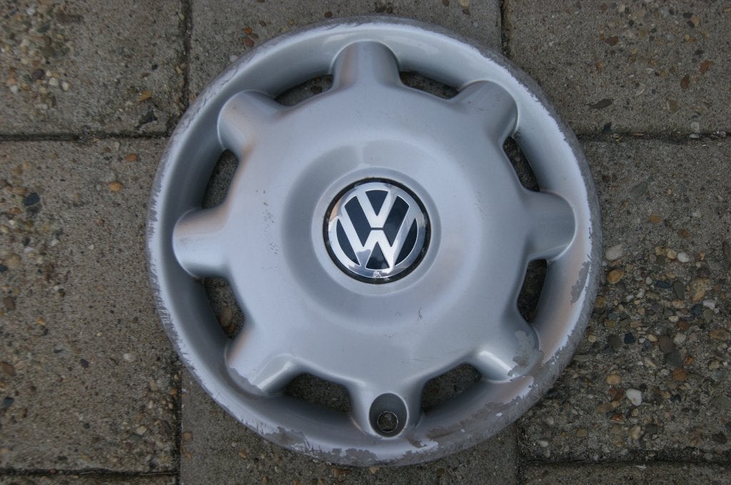 1 losse originele wieldop Volkswagen Polo 14 inch (Model 1), Auto diversen, Wieldoppen, Ophalen of Verzenden, Gebruikt