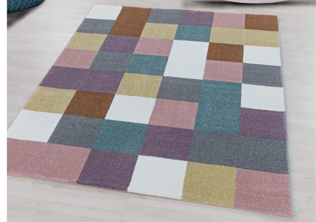 vloerkleed Funny Multy 80x150 laagpolig nieuw!, Nieuw, Stijlvol klasse comfortabel kwaliteit warm gezellig, 150 tot 200 cm, Rechthoekig