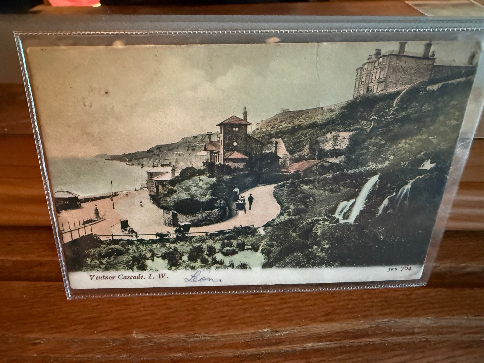 Oude ansichtkaart Ventnor Cascade, Isle of Wight (1906), Ophalen of Verzenden, Voor 1920, Gelopen, Engeland