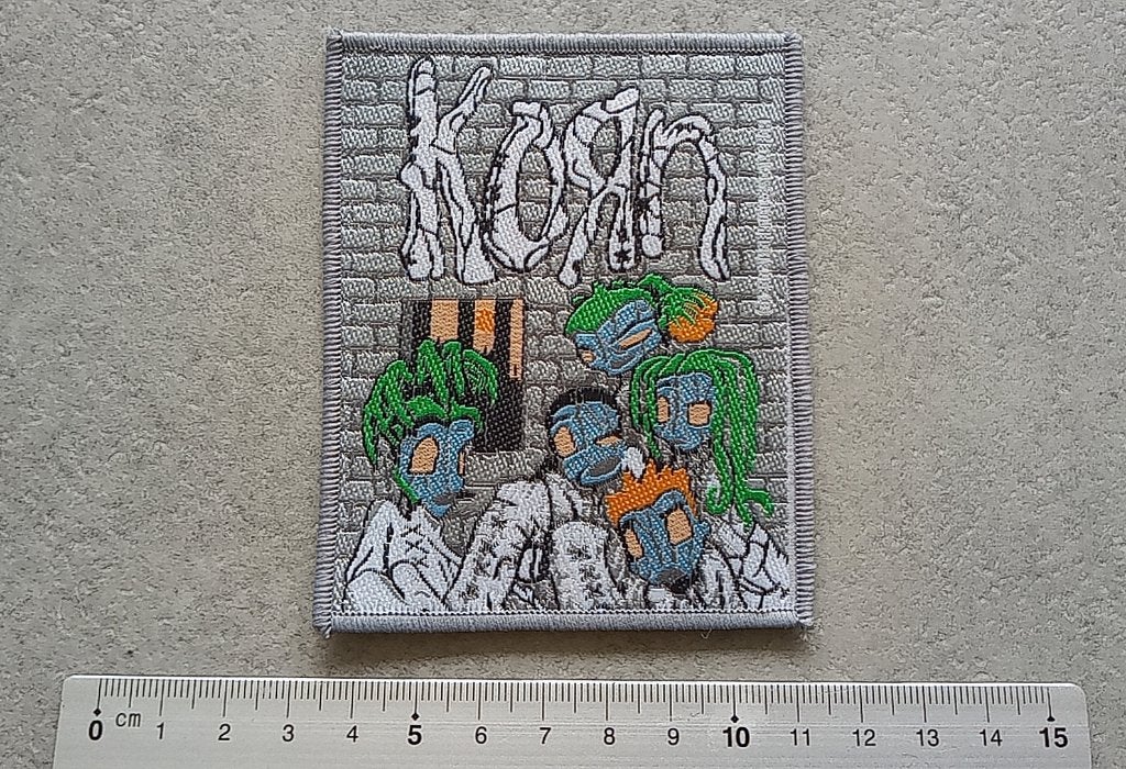 Korn zeldzame  vintage 2002 Issues patch, Verzamelen, Ophalen of Verzenden, Zo goed als nieuw, Foto of Kaart