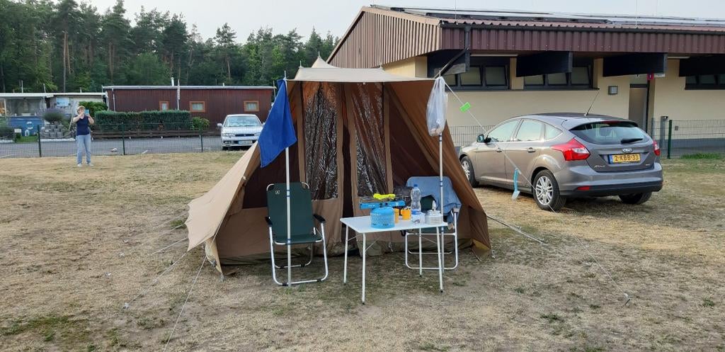 Lichtgewicht katoenen Esvo Huron tent (max. 4 pers.), Ophalen of Verzenden