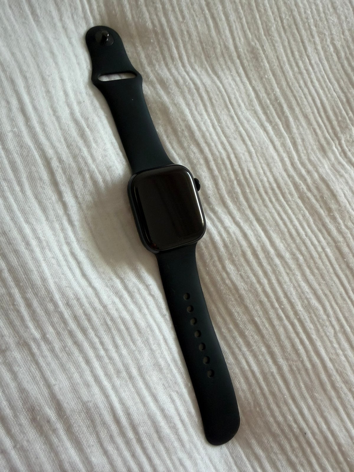 Applewatch serie 11 42mm gps, Sieraden, Tassen en Uiterlijk, Ophalen of Verzenden, Zo goed als nieuw, Zwart, IOS