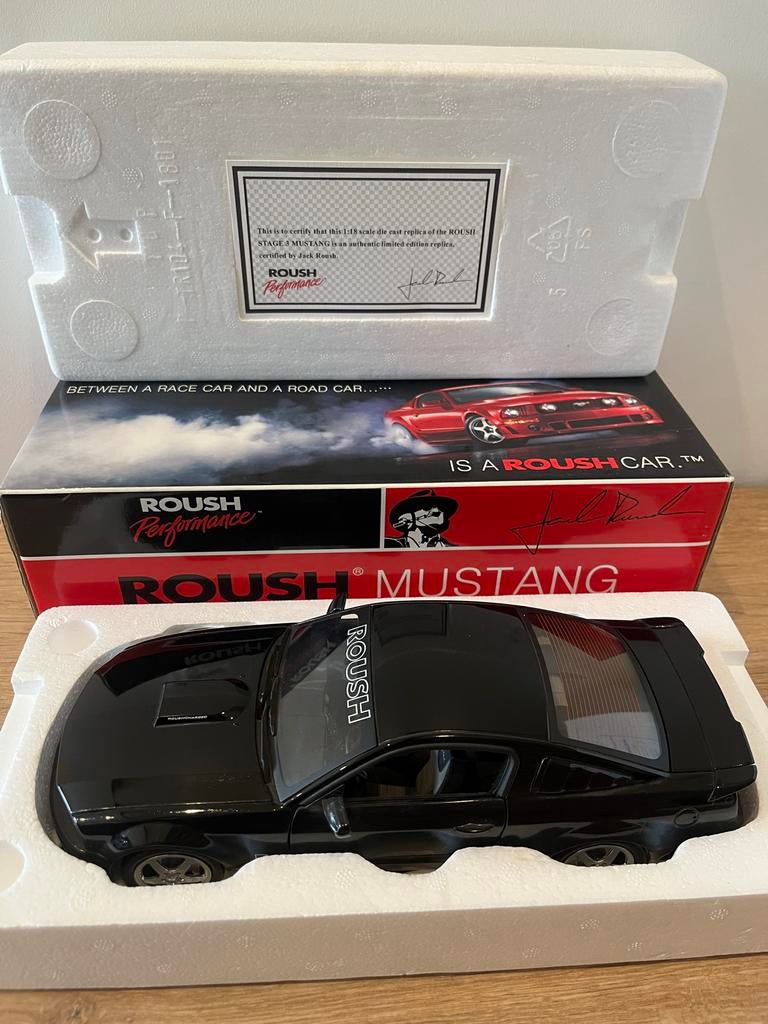Zeldzame 1:18 Ford Mustang 2005 Roush Performance, Ophalen of Verzenden, Zo goed als nieuw, Auto, Overige merken
