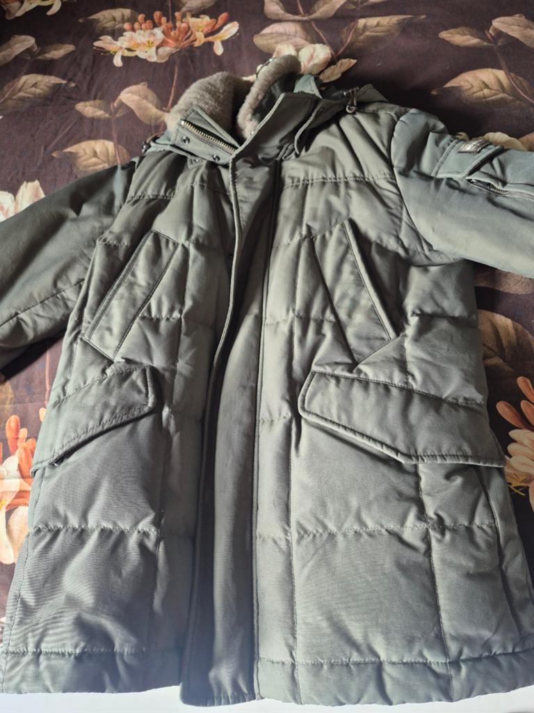 Heren/jongens winterjas., Ophalen of Verzenden, Zo goed als nieuw, Blauw