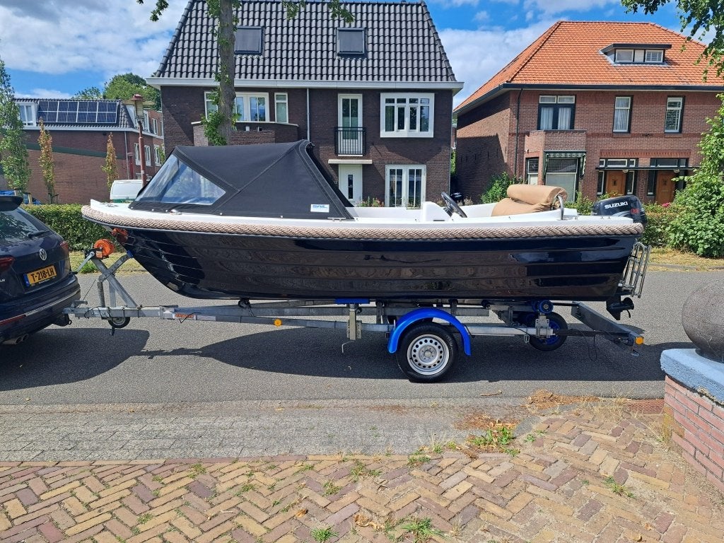 sloep Team500 (2021) met 15 PK Suzuki viertakt, Consoleboot, Gebruikt, 15 pk, Rondzit