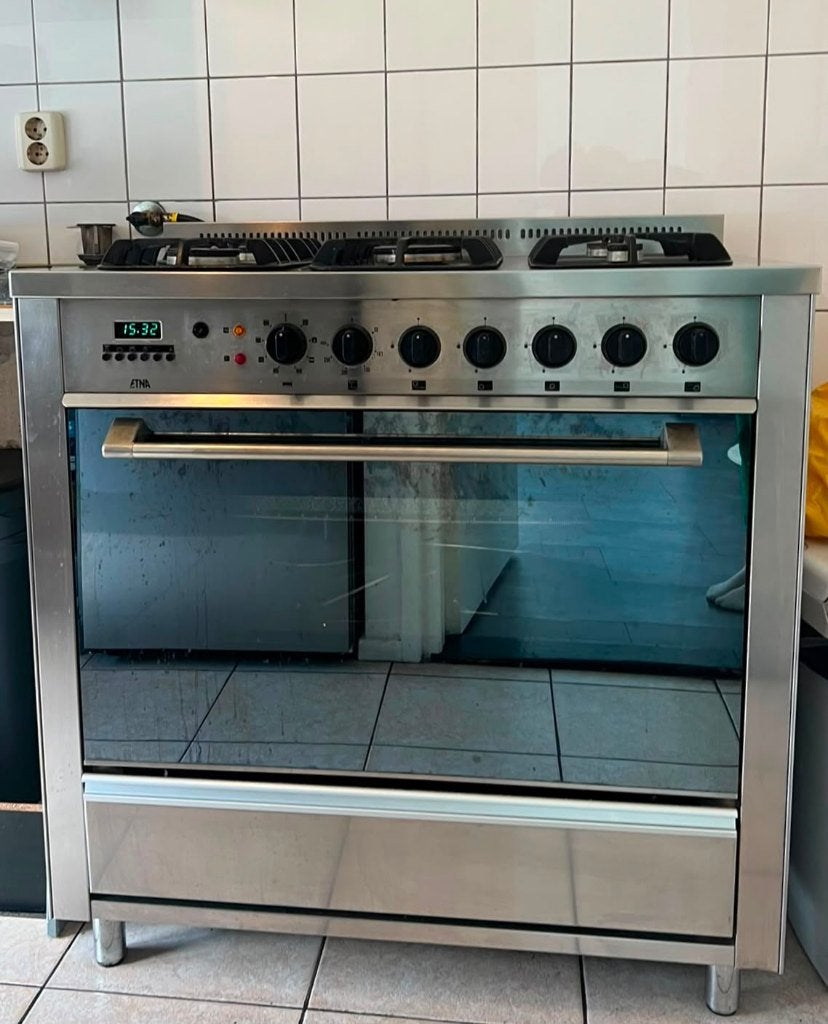 ETNA gasfornuis met oven, Witgoed en Apparatuur, Fornuizen, Ophalen, Gebruikt, 60 cm of meer, Gas